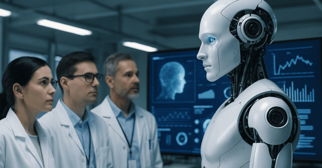 Cientistas observam inteligência artificial em laboratório de alta tecnologia