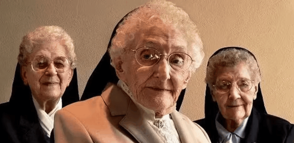 Freiras idosas participantes do Estudo de Freiras, que investiga fatores ligados ao Alzheimer e à reserva cognitiva.